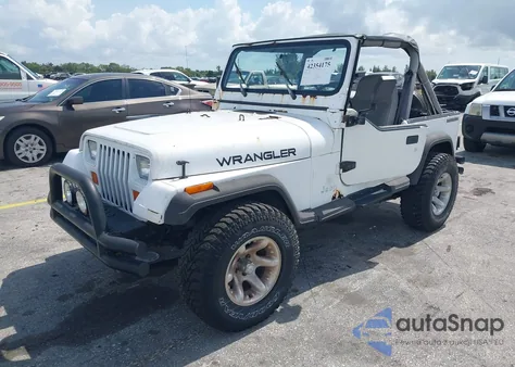 1990 Jeep Wrangler / Yj z USA, uszkodzony, nr VIN 2J4FY29T7LJ528844